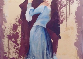 Rivisitazione del "Bacio" di Hayez